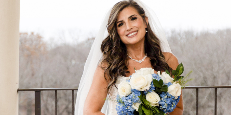 Wedding day hair style