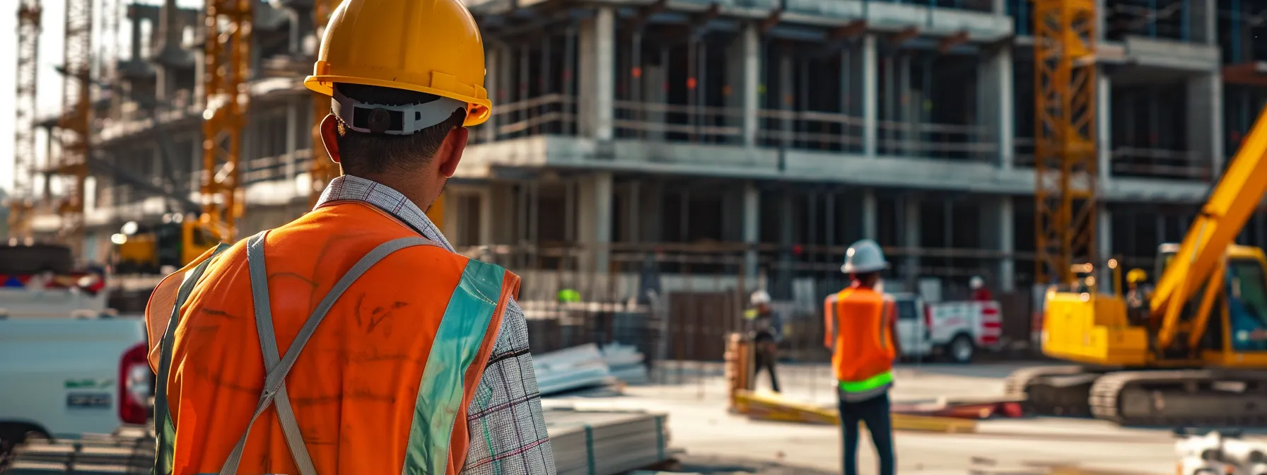 North Dallas Employment Trends: Insights for Job Seekers 5 workers in hard hats busy at a construction site in north dallas.