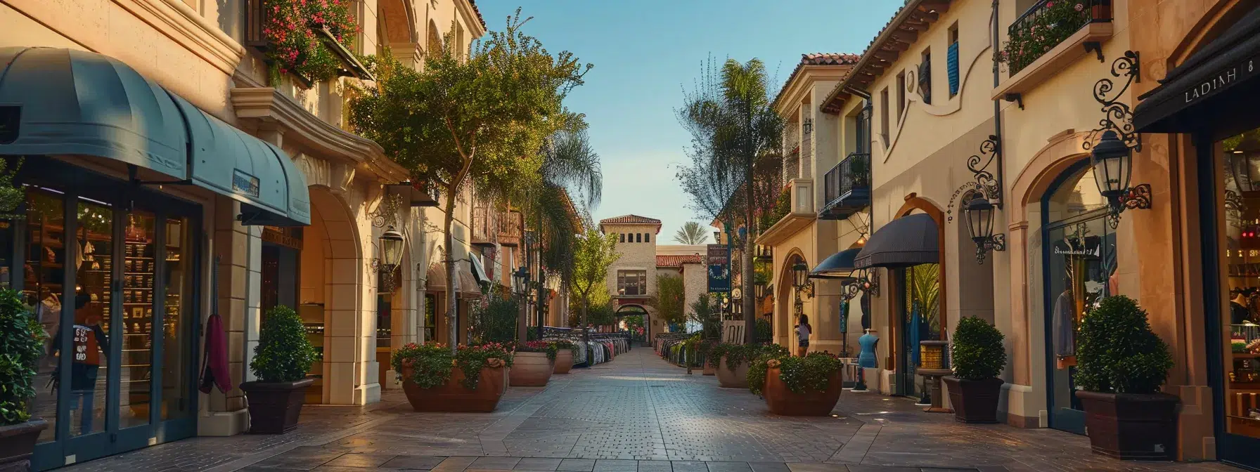Experience Premier Luxury Shopping in North Dallas Centers 5 upscale boutiques nestled in a charming outdoor plaza.