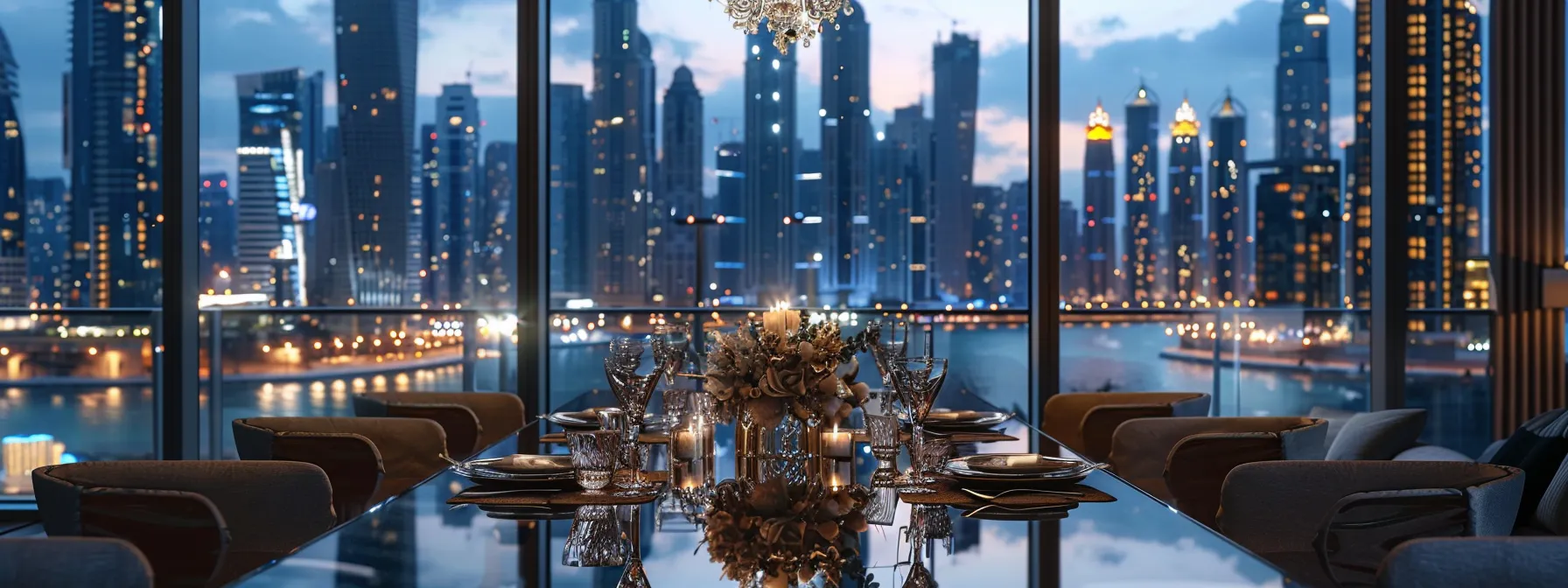 Discover North Dallas' Premier Fine Dining Destinations 1 elegant dining room with a stunning view of the city skyline.