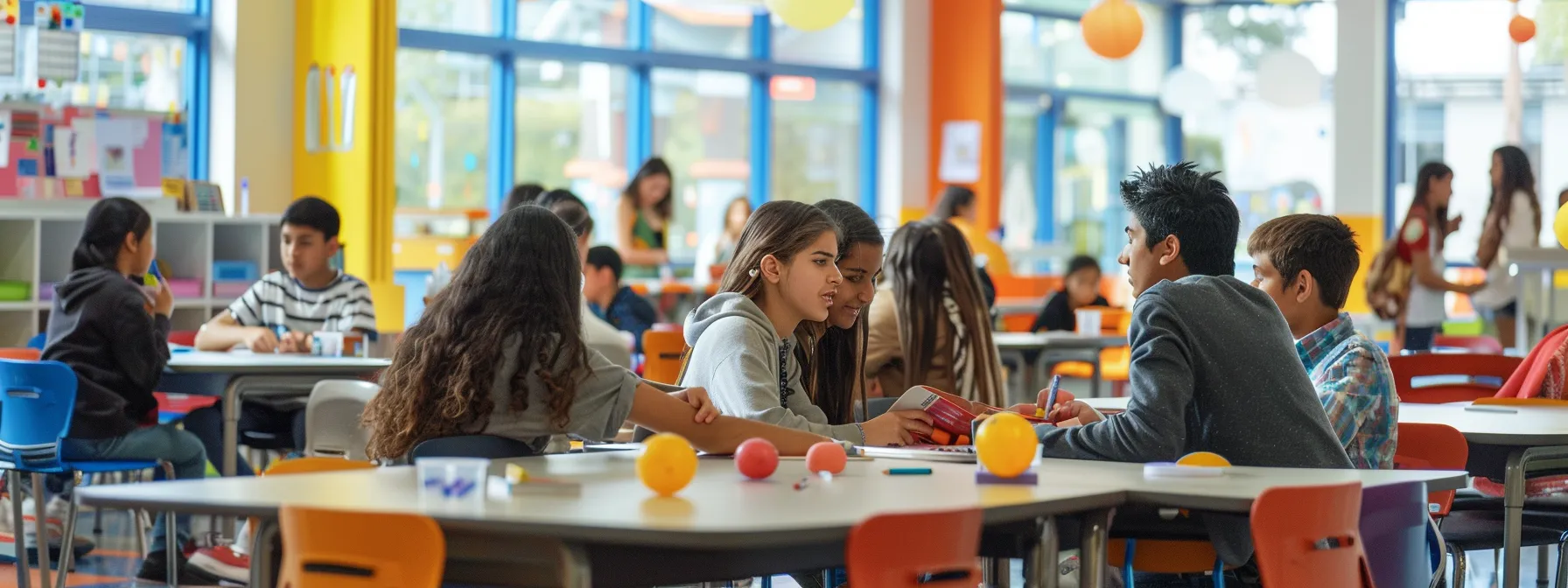 Insights Into Premier North Dallas Elementary Schools 1 a group of students engaged in diverse learning activities in a vibrant classroom setting.
