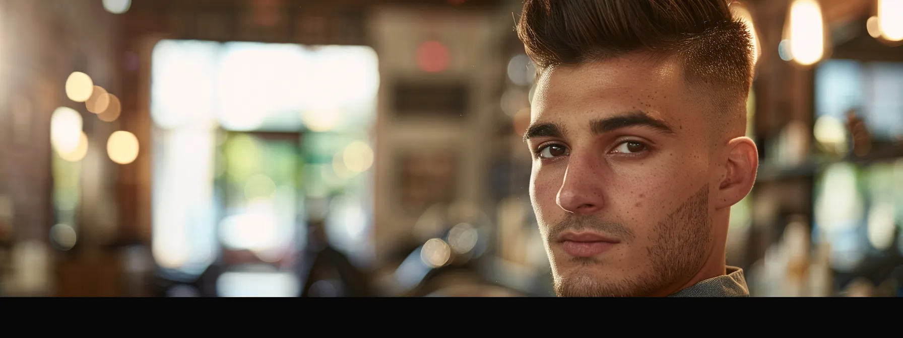 Fade Haircut Styles for Men: A Comprehensive Guide 1 a man with a stylish fade haircut, showcasing a clean and modern look.