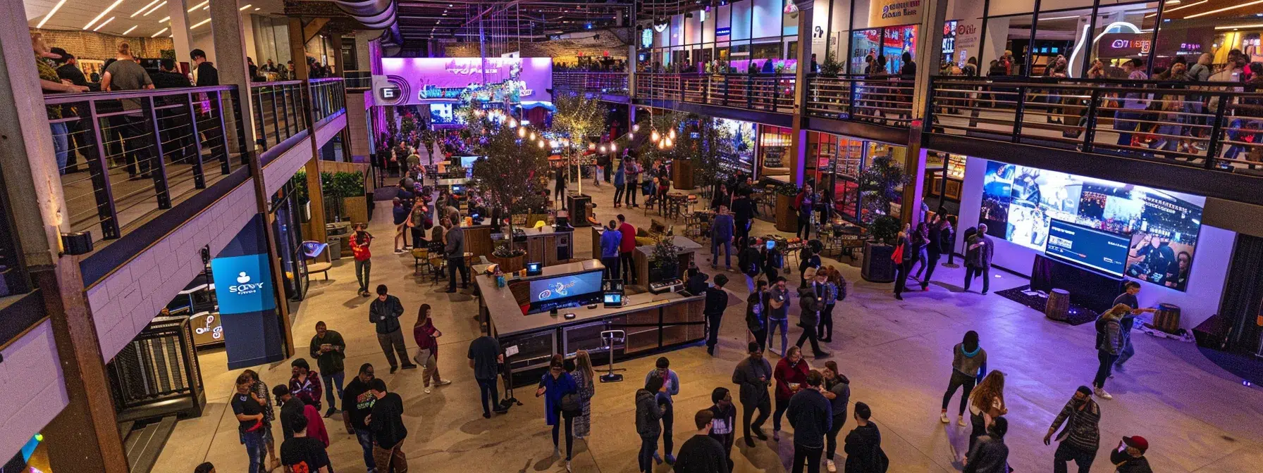 North Dallas Community Calendar: Your Guide to Local Events 1 a busy event space filled with enthusiastic attendees enjoying various activities in north dallas.
