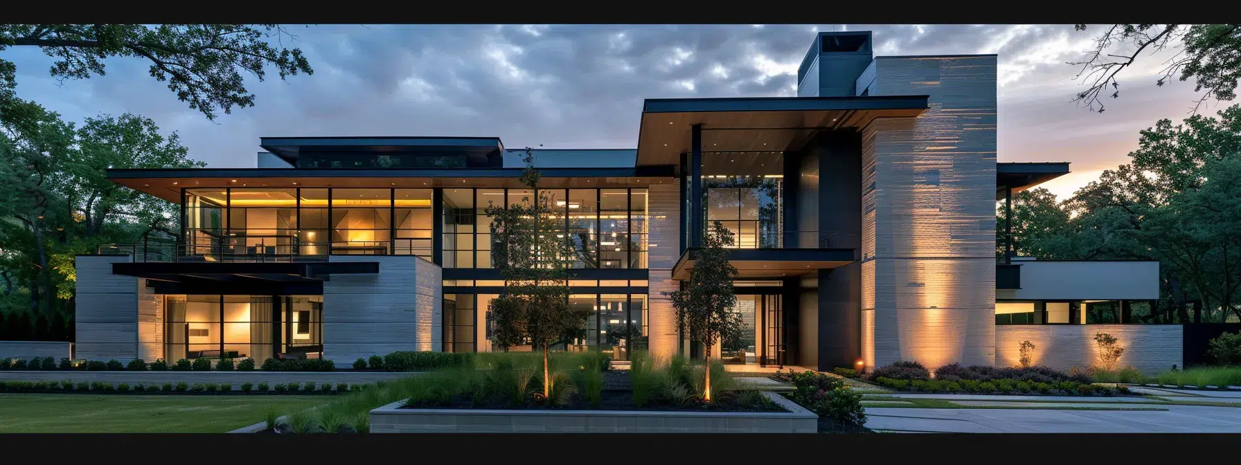 a stunning modern mansion in north dallas showcasing luxury real estate features and elegant design.
