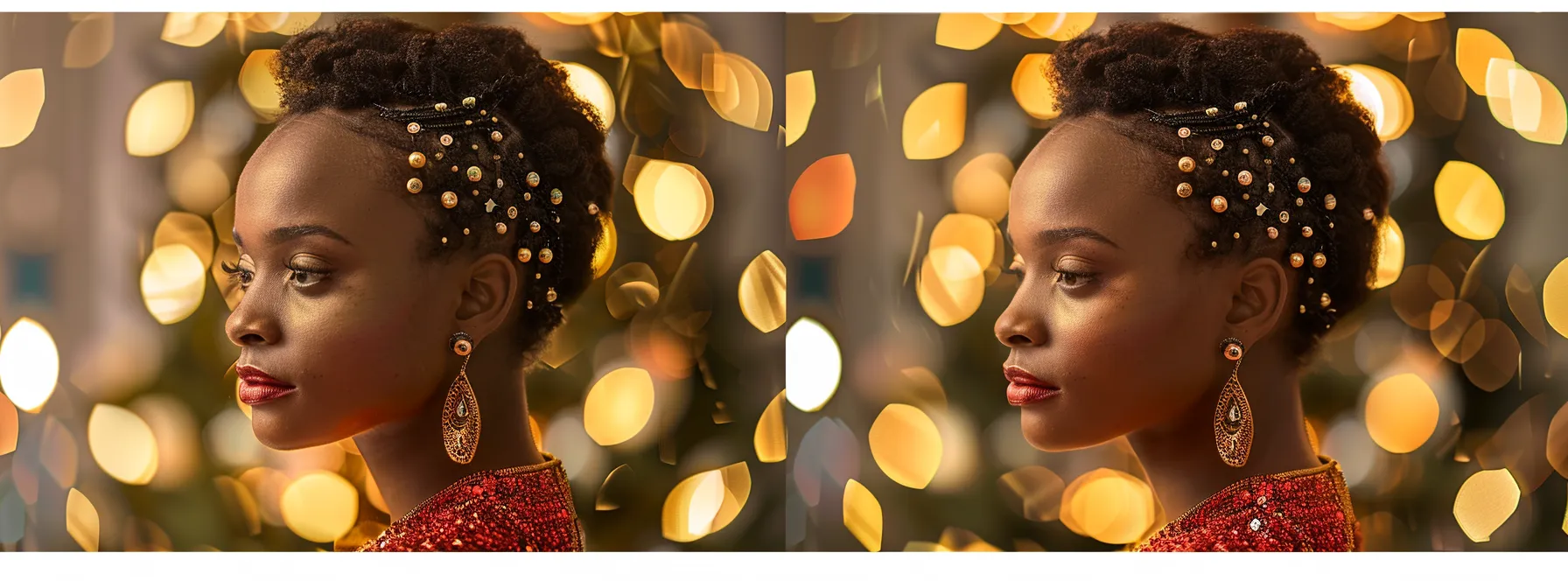 Effortless Short Hair Styling: Your Ultimate Guide 3 a woman with short hair styled in an elegant updo adorned with glamorous accessories for a special occasion.