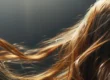 a woman with long, silky hair reaching down her back, showcasing a vibrant and healthy mane free of split ends.