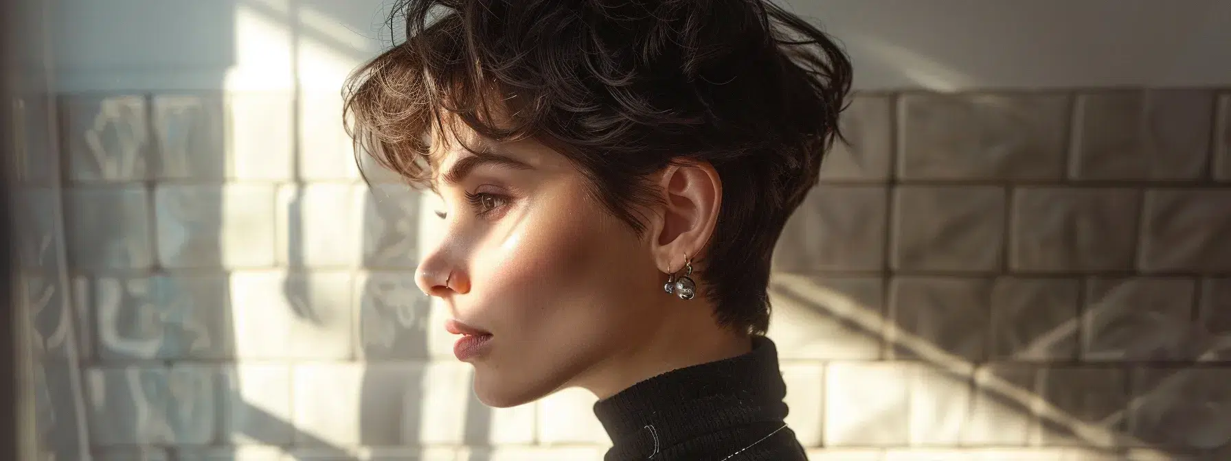 Layered Pixie Cut Examples & Styling Tips 6 a stunning pixie cut with bold layers and asymmetrical design, showcasing a chic and edgy style for the modern woman.