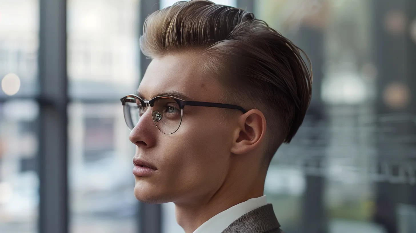How to Select the Ideal Undercut Hairstyle for Men 5 a sleek and versatile undercut hairstyle showcased in a modern, professional setting.