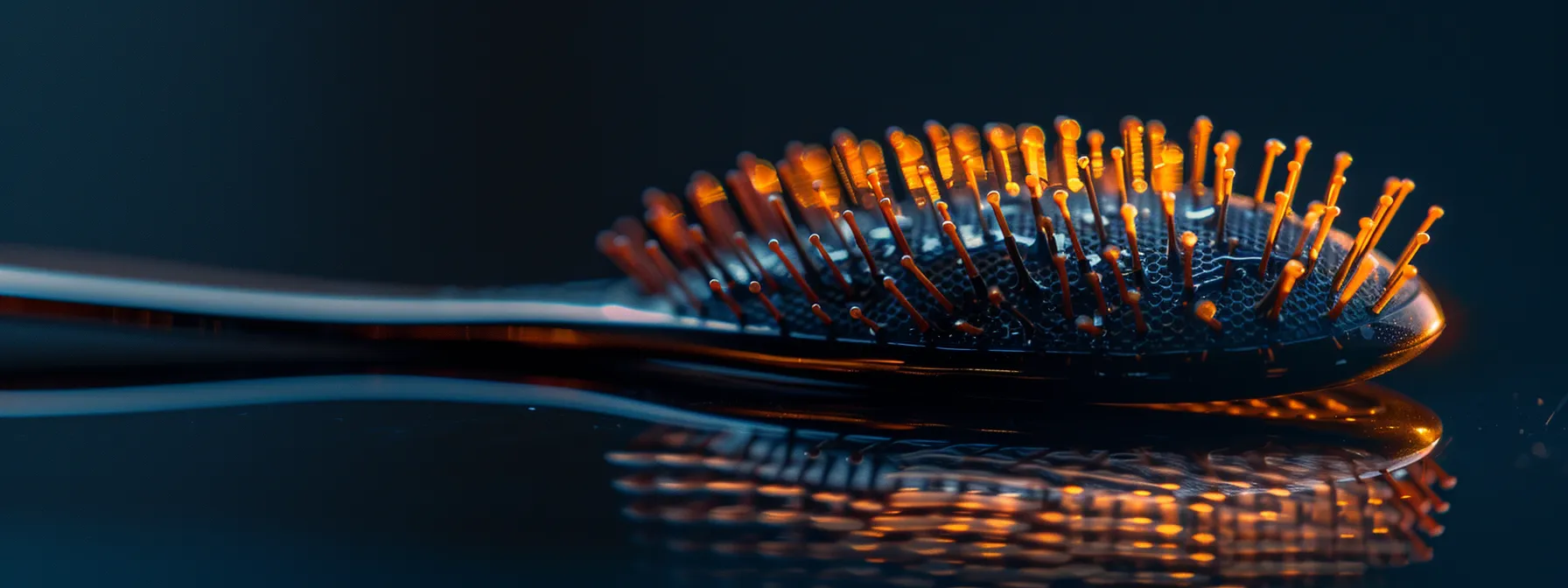 a sleek, glossy hairbrush with long, flexible bristles, ideal for untangling and smoothing out long, luxurious locks. a sleek, glossy hairbrush with long, flexible bristles, ideal for untangling and smoothing out long, luxurious locks.