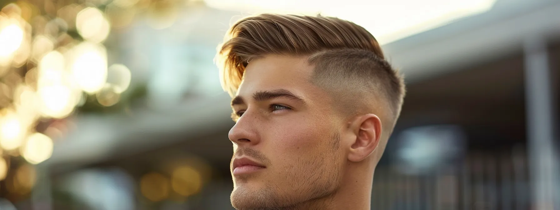 Guide to Styling Men's Undercut: Expert Tips and Techniques 3 a man confidently sporting a perfectly styled undercut, showcasing volume, texture, and a sleek finish.