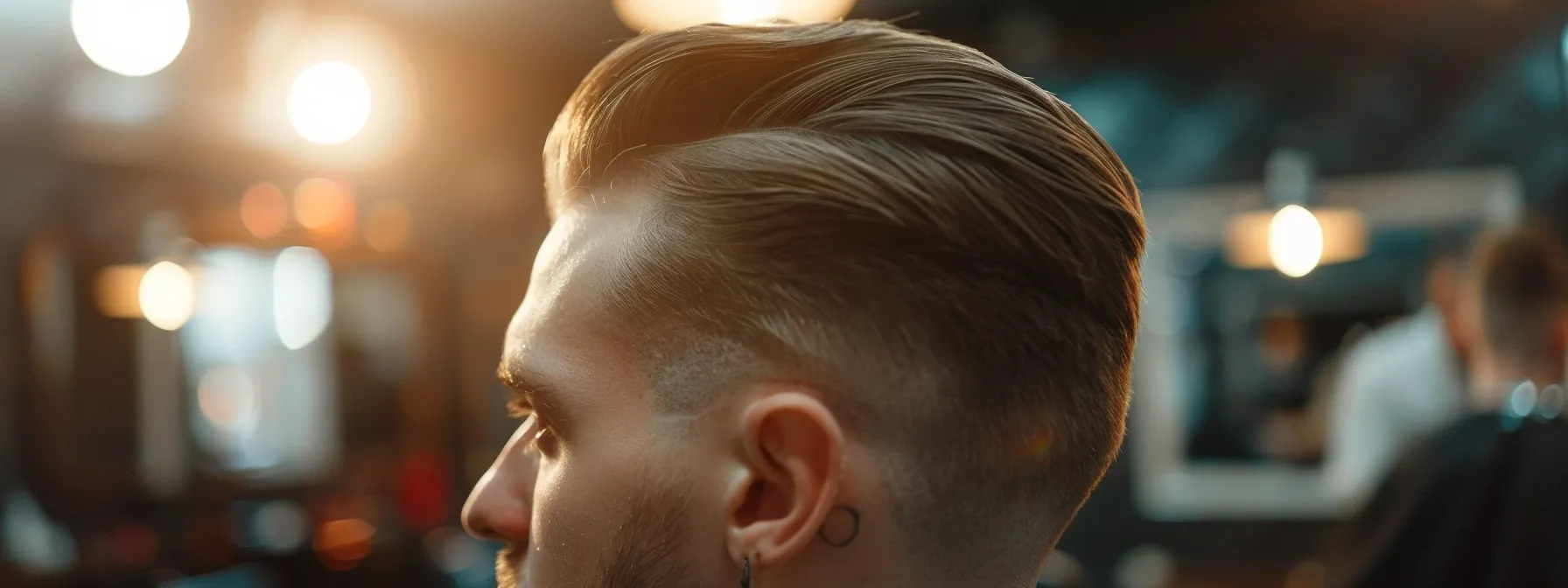 Guide to Styling Men's Undercut: Expert Tips and Techniques 4 a sleek, well-groomed undercut styled with precision and a perfect blend of fade, showcasing a timeless and effortlessly stylish look.
